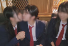 女子校の仲良し3人組。4P全員中出し