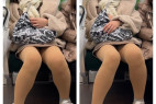 長編シリーズ745 ミニスカ美脚に暴発寸前!美人お姉さんの対面エロ過ぎるパンスト美脚