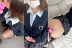 ナンパした現役生の色黒ギャルにハメ交渉してサクッと中出しアルバイト♡