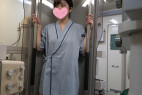 レントゲン車 検診 バリウム検査 ポロリハプニング vol.23-可愛い女子大生のおっぱいとパンツが丸見え盗撮映像