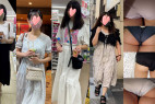 カメラ突っ込み(JD×2 お姉さん×2)~地下鉄のエスカレーター