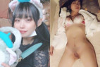 完全素人!!アへ顔白目膣奥ガン突きハメ撮り♡