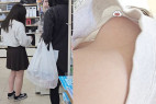 そこから下乳ちらり。