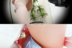 美人歯科助手の食い込みパンチラ/ローアングルから美尻と美乳に大興奮♡【美乳/ナース服】
