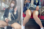 JK盗撮日記177 今回も初登場!!スタイル抜群JK第二弾!!美脚ミニスカJKを電車内で盗撮【※完全主観32分超撮影】