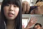 田舎の素人JDちゃんビデオ通話で大量潮吹きオナニー
