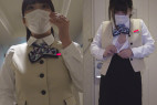 【ホテルマン】【交渉痴かん】途中から…!粛々と交渉を受け入れ、自らくぱぁしてベッドで追撃大成功【4K高画質】