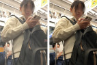 【放課後の眺め77】スタイル抜群のキレカワJKを下から観察!
