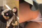 アイドルの様な女の子のサテンパンティー♡