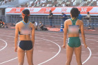 【4K動画】間近で見る強豪チーム対決4×100mリレー