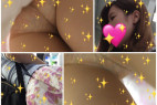フレアーミニスカがお似合いの美形お嬢様は、柄を合わせたお花模様のおしゃれなPがステキでした! JD32SP-4K