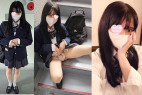 アイドル女神JK降臨!見せつけを楽しんでる娘