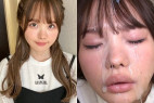 個撮)【おねだり顔射13】Aカップ微乳っ娘【小さいお顔で物凄いディープスロート】生意気で可愛いお顔に大量ザーメンぶっかけ!