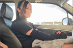 【無】 可愛いおんなのこ はじめての車内P活