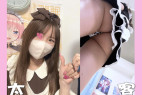【メイドパンチラ逆さ撮り】辞めた子②=・一花(イチカ)ちゃんの食い込み純白プリケツ【コンカフェ/ローアングル】