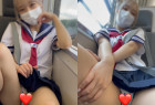 JK盗撮日記147 久しぶりの登場!! 続・超アイドル風激カワ金髪ギャルJKを電車内とトイレ内で盗撮【※完全主観21分超撮影】