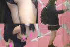 黒髪のムチムチボディのJ〇が乳首を弄られ触り放題状態wトイレに連れ込んでローター責めからのイラマ&生中w