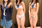 恥ずかしがり屋な美青チェに入念な身体検査/剛毛まんこを開かせ胸揉み交渉