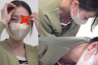 【救命講習/胸チラNo.35】大学出張講習!青服志望の女子大生。チクぽち見えちゃってます!