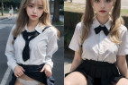 制服好き必見!!美女制服JK盛りだくさん!夏ver 01 清楚系からギャル系の幅広いモデルが出演 チェック柄 マイクロ セーラー