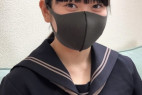 処女喪失後に彼氏と初えっちしていた19才るんちゃんと2回目の生外ハメ撮りはポニテ+セーラー服でフィニッシュオンザマンゲ!