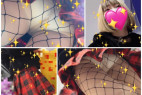 スタイル抜群の美人JDの赤チェミニスカ…網タイ…そして画面一杯に広がる純白P! JD31SP-4K