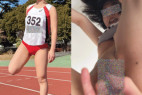 女性陸上選手盗撮チカン⑥ 2023年船●陸上競技記録会≪競技場トイレイラマ→生入れ膣射、筋肉尻チカン≫