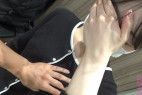 【盗撮&手コキ】18歳JDの純白パンティ撮り&トイレ連れ込み「脚に出さないで…っ!くださいぃっ!」ドピュピュッ!「もぉ~っ!怒」