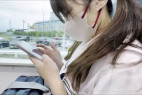 電車お触り16 ツインテールの超可愛いこの生おっぱいを触りまくり…エロ過ぎ…必見です!!