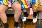 1軍制服Kの正面パンチラ