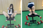 ハミパンブルマででエクササイズ動画(〃▽〃)