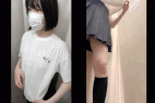 【8月3日まで顔出し!】2カメで2人収録!スク水試着室!おっぱい・おま○こ丸見え!