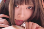 (高画質特典付) ※藻無 スリムなスタイルの美女がコスプレ姿で中出しセックス