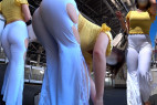 【着衣:フレアパンツ】極★着衣尻の神髄!!超神尻・激エロギャルの食い込みまくり激アツフレアパンツに狂喜乱舞!!